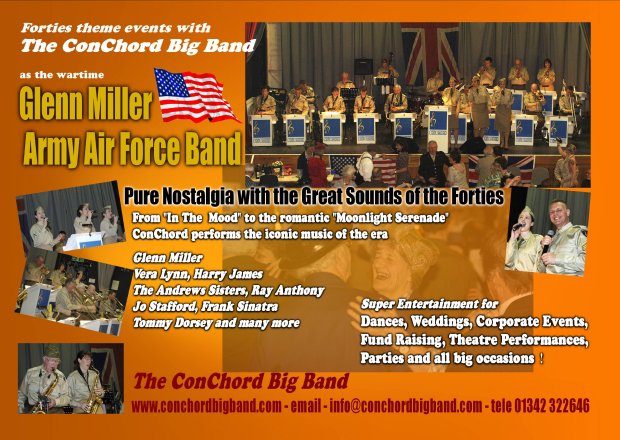 The ConChord Big Band as The US Army Air Force Band - Glenn Miller